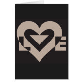 Love Grey on Black (Voorkant)