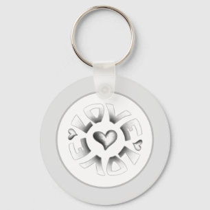 Love Grey Sleutelhanger