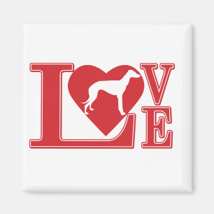 LOVE-Greyhound Magneet