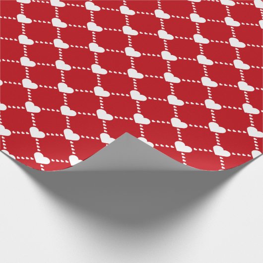 Love Grid Wrapping Paper Cadeaupapier (Hoek)
