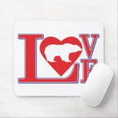 Love-Grizzlies Muismat (Met muis)
