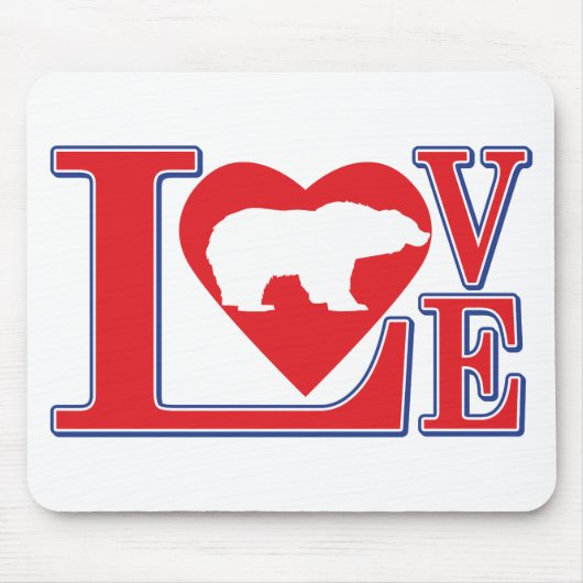 Love-Grizzlies Muismat (Voorkant)