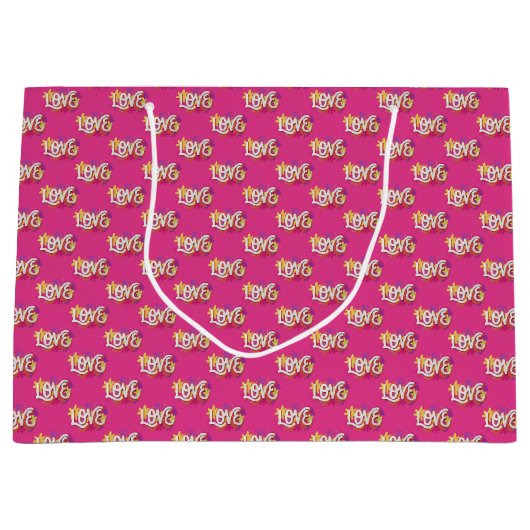 LOVE Grote Cadeauzak Groot Cadeauzakje (Voorkant)