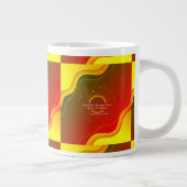 Love, Grounded in Gratitude | Inspirational Valent Grote Koffiekop (Rechts)