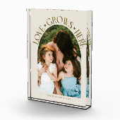 Love Grows Here Modern Arch Cream Fotoblokken (Rechts)