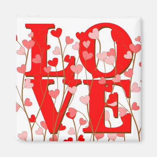 LOVE Grows Magnet (Voorkant)