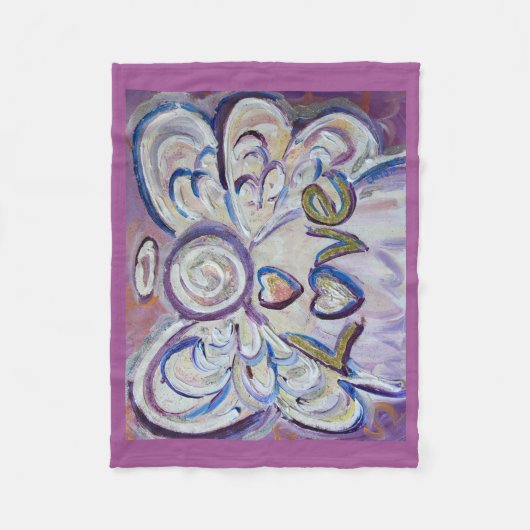 Love Guardian Angel Art Custom Fleece Deken (Voorkant)