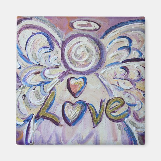 Love Guardian Angel Word Custom Magnet (Voorkant)