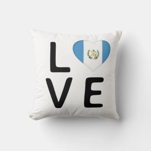 Love - Guatemala Flag Kussen