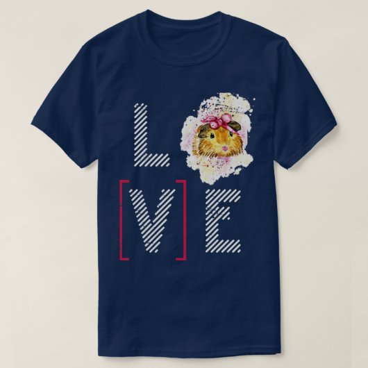 Love Guinea Pig T-shirt (Design voorkant)