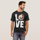 Love Guinea Pig T-shirt Vrouwen Grappige Cavy T - (Voorkant volledig)
