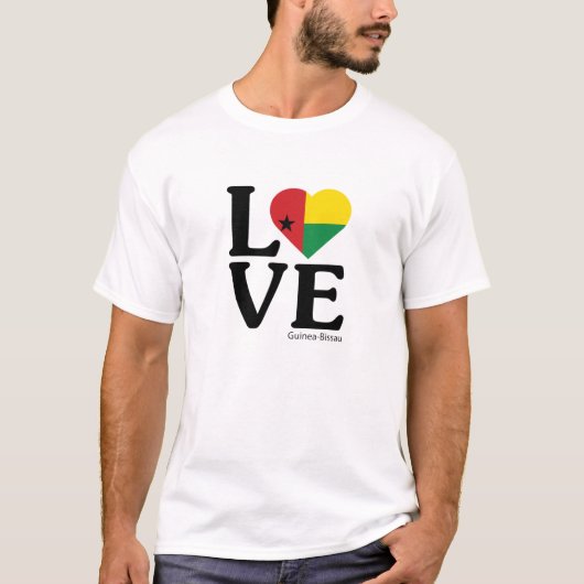 Love Guinee-Bissau T-shirt (Voorkant)