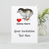 Love Guinee Keets Kaart (Staand voorkant)