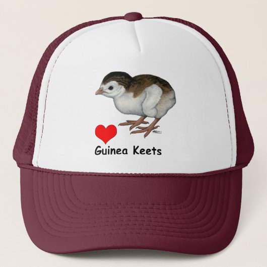 Love Guinee Keets Trucker Pet (Voorkant)