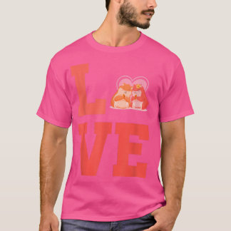 Love Guinee Pig Eigenaar Pet Animals Lover Cavy Ca T-shirt