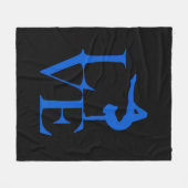 Love Gymnast Blanket Fleece Deken (Voorkant (Horizontaal))