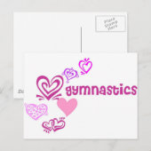 Love Gymnastics Briefkaart (Voorkant / Achterkant)