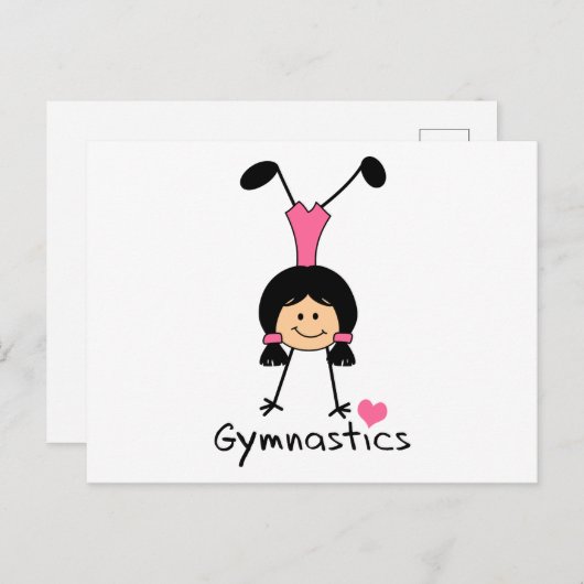 Love Gymnastics Briefkaart (Voorkant / Achterkant)