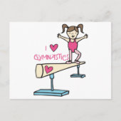 Love Gymnastics Briefkaart (Voorkant)