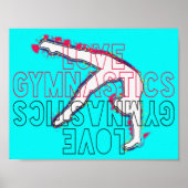 Love Gymnastics Custom Poster (Voorkant)