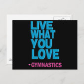 Love Gymnastics Gifts Briefkaart (Voorkant / Achterkant)