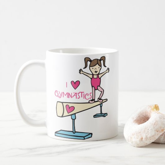 Love Gymnastics Koffiemok (Met donut)