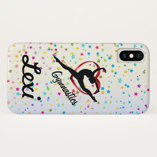 Love Gymnastics Little Stars Case-Mate iPhone Case (Achterkant (horizontaal))