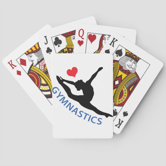 Love Gymnastics Pokerkaarten (Achterkant)
