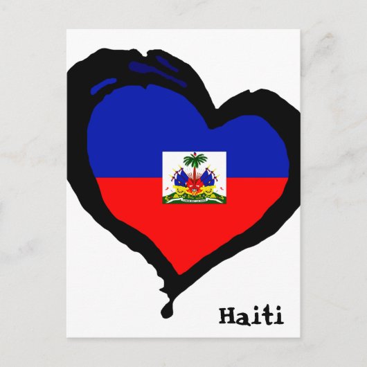 Love Haiti Briefkaart (Voorkant)