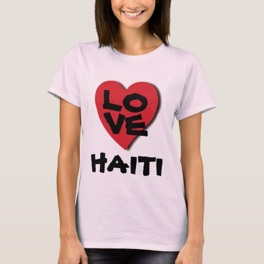 LOVE HAITI T-SHIRT (Voorkant)