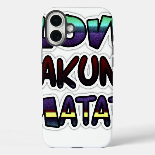 Love Hakuna Matata Gifts Case-Mate iPhone Case (Achterkant)