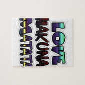Love Hakuna Matata Gifts Legpuzzel (Horizontaal)