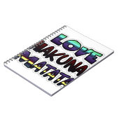 Love Hakuna Matata Gifts Notitieboek (Linkerzijde)