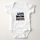 Love Hakuna Matata Gifts Romper (Voorkant)