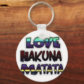 Love Hakuna Matata Gifts Sleutelhanger (Voorkant)