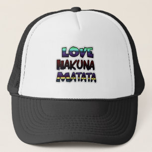 Love Hakuna Matata Gifts Trucker Pet