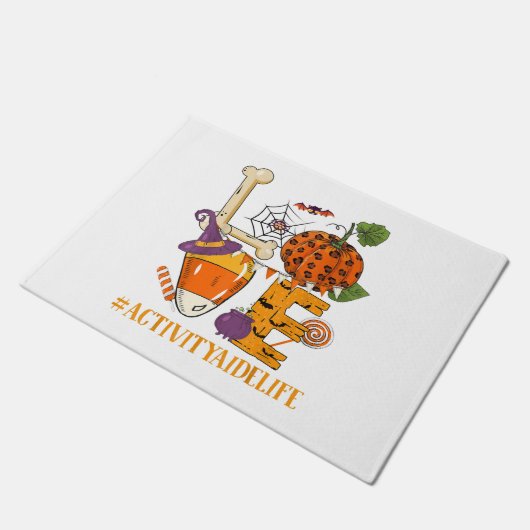 Love Halloween Deurmat (Schuin)