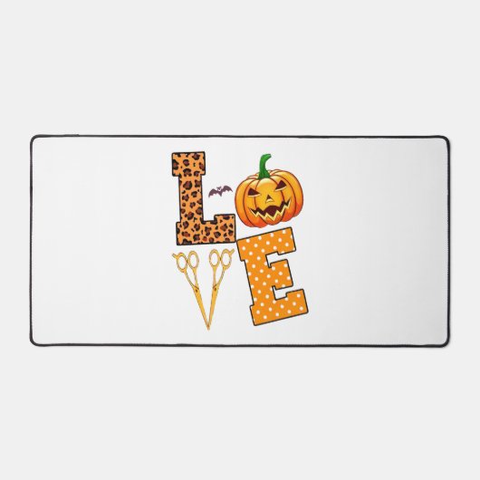 Love Halloween Haarstylist Bureaumat (Voorkant)