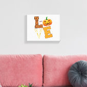 Love Halloween Haarstylist Canvas Afdruk (Insitu (Woonkamer))