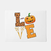 Love Halloween Haarstylist Deurmat (Voorkant)