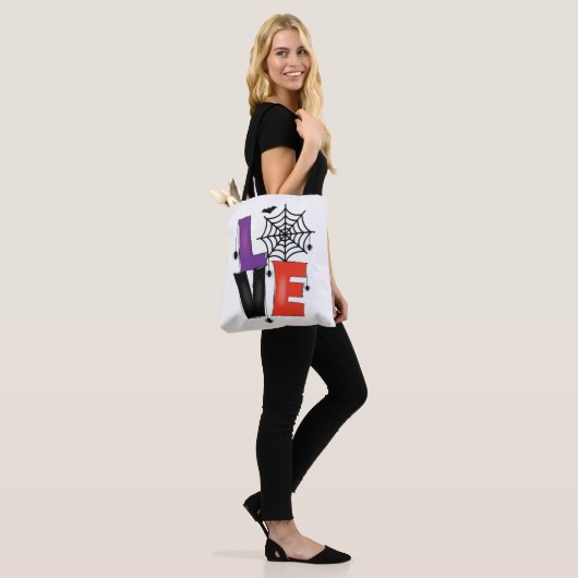 Love Halloween Tote Bag (Op model)