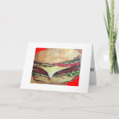 LOVE HAMBURGERS-MERRY CHRISTMAS (LOVE YOU) FEESTDAGEN KAART (Voorkant)