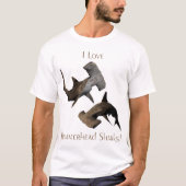 Love Hammerhead Sharks T-Shirt (Voorkant)