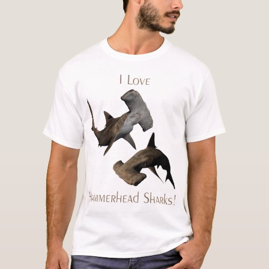 Love Hammerhead Sharks T-Shirt (Voorkant)