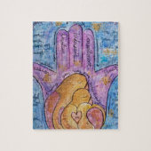 Love Hamsa Legpuzzel (Verticaal)