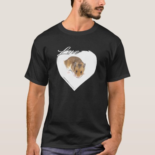 Love Hamster Lover T-shirt (Voorkant)