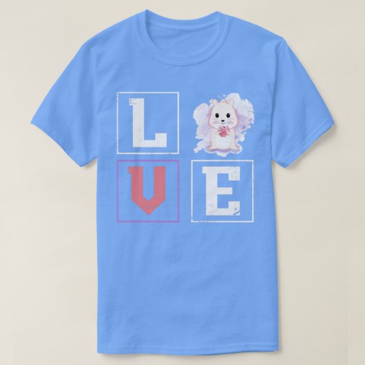 Love Hamster T-shirt (Design voorkant)