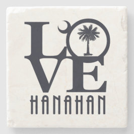 LOVE Hanahan SC Stenen Onderzetter