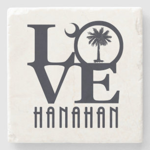 LOVE Hanahan SC Stenen Onderzetter