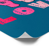 Love Hand Sign Language Asl Valentines Day Men Wom Poster (Hoek)